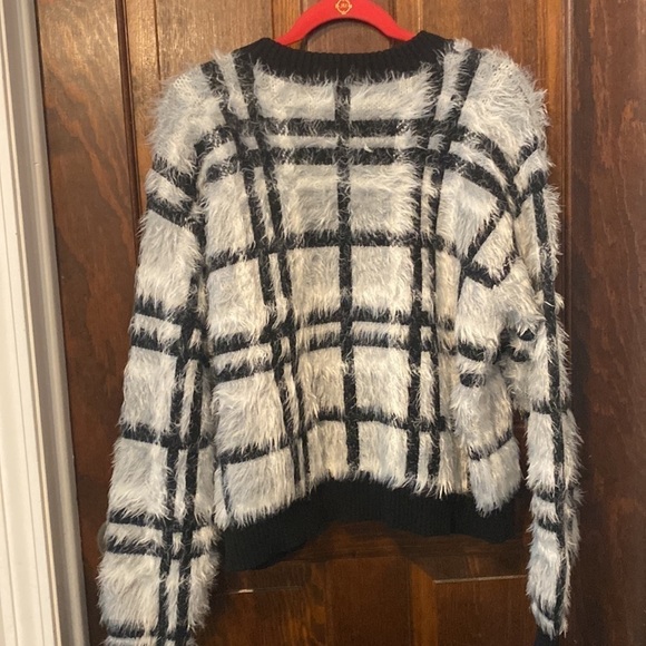 1. State Zippered Fuzzy Super Soft Sweater Jacket - Picture 6 of 8